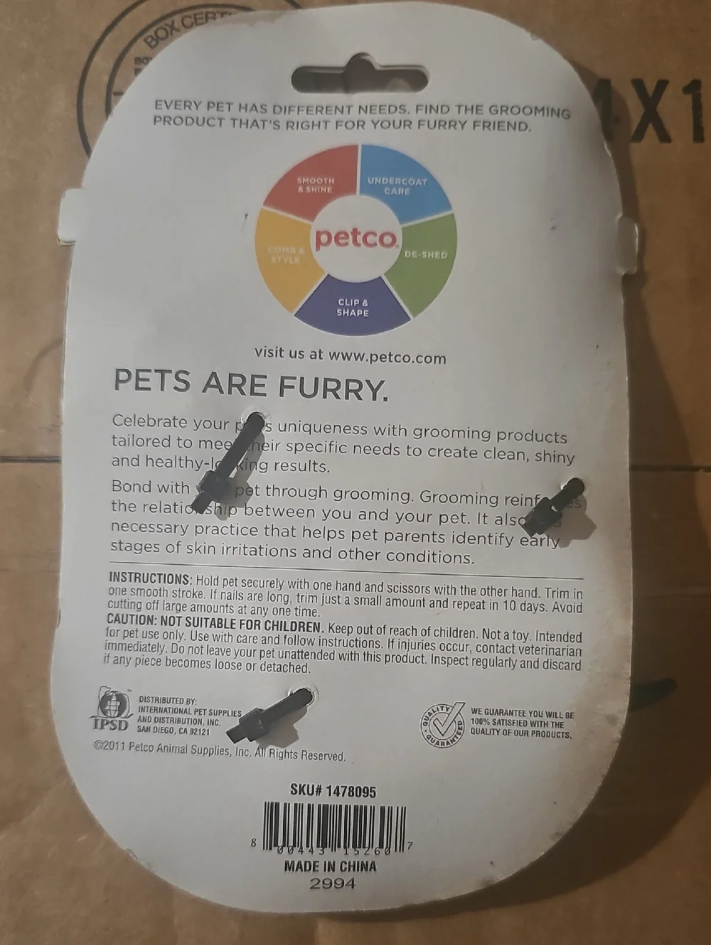 Nwt petco cat claw scissors